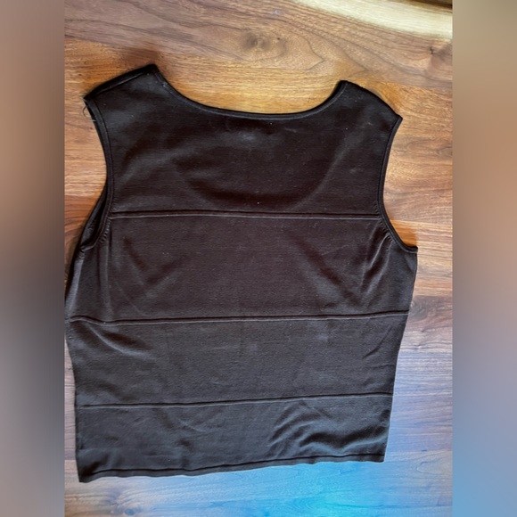 Womens Jones New York 2X Sleeveless Cotton/spandex Sweater - Picture 2 of 4